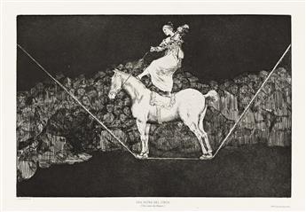 FRANCISCO JOSÉ DE GOYA Three etching and aquatints.